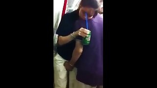 सुपर बस्टी जपानी निम्फो युम मिझुकी दोन कॉक ऑफ जॅक करते (MMF)